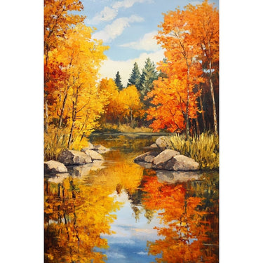 Autumn Reflections canvas